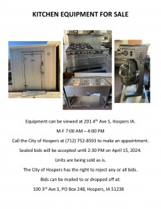Kitchen Equipment for Sale - School